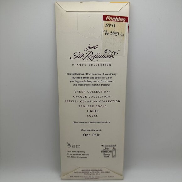 Hanes Silk Reflections Opaque Knee Highs Style E47 Deep Green One Size - Picture 3 of 3